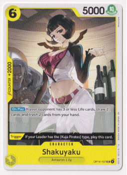 Shakuyaku single card from One Piece Card Game