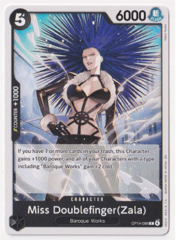 Miss Doublefinger(Zala) single card from One Piece Card Game