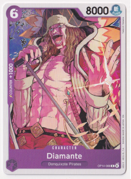 Diamante single card from One Piece Card Game