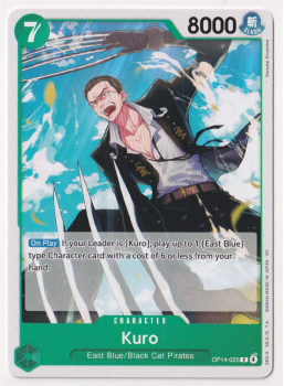Kuro single card from One Piece Card Game