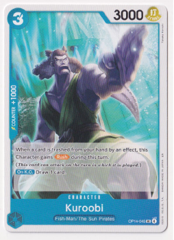 Kuroobi single card from One Piece Card Game