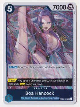 Boa Hancock single card from One Piece Card Game