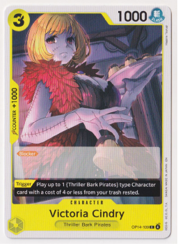 Victoria Cindry single card from One Piece Card Game