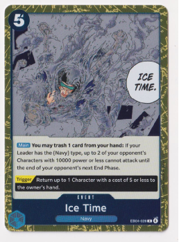 Ice Time single card from One Piece Card Game