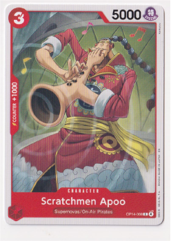 Scratchmen Apoo single card from One Piece Card Game