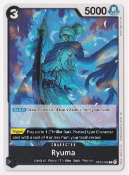 Ryuma single card from One Piece Card Game