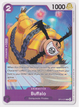 Buffalo single card from One Piece Card Game