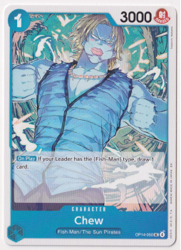 Chew single card from One Piece Card Game