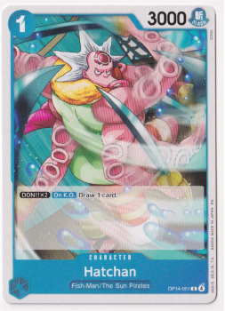 Hatchan single card from One Piece Card Game
