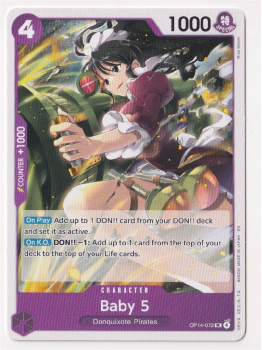 Baby 5 single card from One Piece Card Game