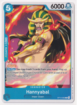 Hannyabal single card from One Piece Card Game