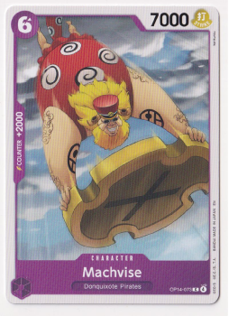 Machvise single card from One Piece Card Game