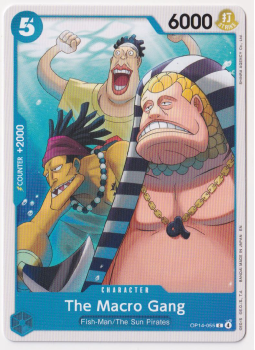The Macro Gang single card from One Piece Card Game