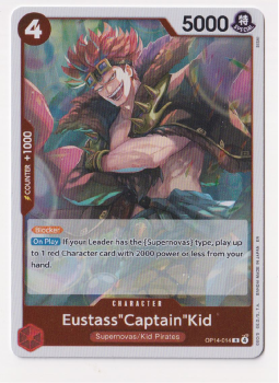 EustassâCaptainâKid single card from One Piece Card Game