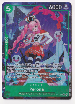 Perona (ALTERNATE ART) single card from One Piece Card Game