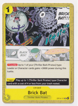 Brick Bat single card from One Piece Card Game