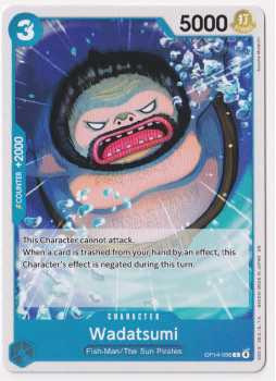 Wadatsumi single card from One Piece Card Game