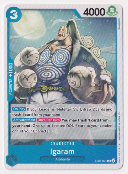 Igaram single card from One Piece Card Game