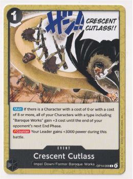 Crescent Cutlass single card from One Piece Card Game