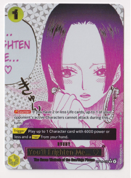 Youâll Frighten Meâ¦ (ALTERNATE ART) single card from One Piece Card Game