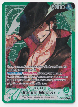 Dracule Mihawk (ALTERNATE ART) single card from One Piece Card Game