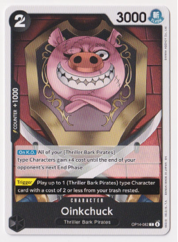 Oinkchuck single card from One Piece Card Game