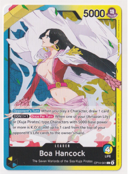 Boa Hancock single card from One Piece Card Game