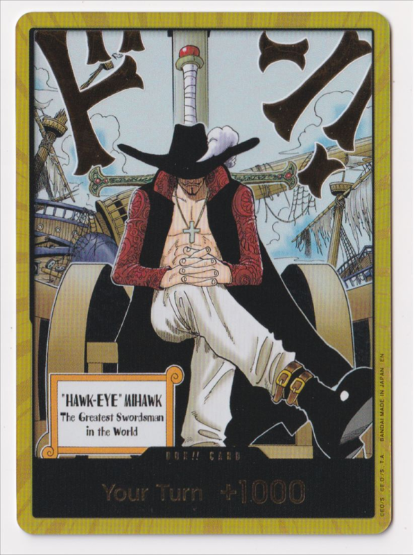 DON!! Card (GOLD) : OP14-DON THE AZURE SEA'S SEVEN - One Piece Single Card DON!! Card (GOLD) : OP14-DON THE AZURE SEA'S SEVEN - One Piece Single Card