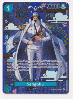Sengoku single card from One Piece Card Game