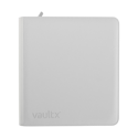 Vault X 12-Pocket Exo-Tec Zip Binder White Edition