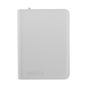 Vault X 9-Pocket Exo-Tec Zip Binder White Edition