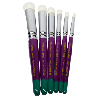 Sable Round Brush - Ticklesticks Drybrush Set