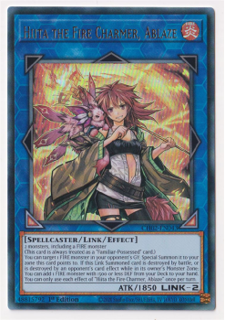 Hiita the Fire Charmer, Ablaze (Ultra Rare) : CH02-EN043 - Yu-Gi-Oh! Single Card