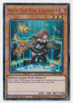 Hiita the Fire Charmer (Ultra Rare) : CH02-EN002 - Yu-Gi-Oh! Single Card