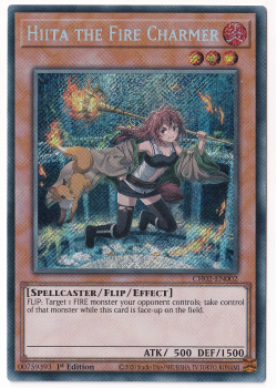 Hiita the Fire Charmer (Secret Rare) : CH02-EN002 - Yu-Gi-Oh! Single Card