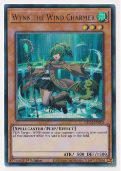 Wynn the Wind Charmer (Ultra Rare) : CH02-EN003 - Yu-Gi-Oh! Single Card
