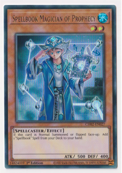 Spellbook Magician of Prophecy (Ultra Rare) : CH02-EN027 - Yu-Gi-Oh! Single Card