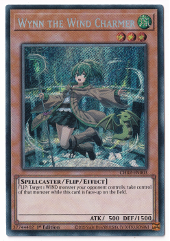 Wynn the Wind Charmer (Secret Rare) : CH02-EN003 - Yu-Gi-Oh! Single Card