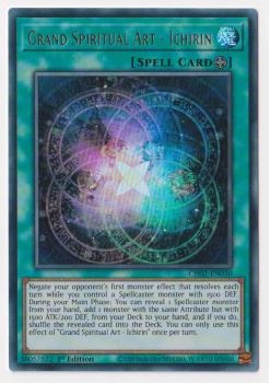 Grand Spiritual Art - Ichirin (Ultra Rare) : CH02-EN030 - Yu-Gi-Oh! Single Card