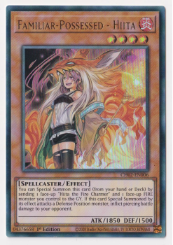 Familiar-Possessed - Hiita (alternate artwork) (Ultra Rare) : CH02-EN006 - Yu-Gi-Oh! Single Card