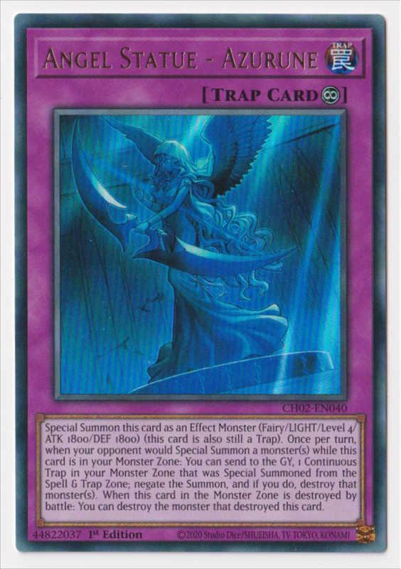 Angel Statue - Azurune (Ultra Rare) : CH02-EN040 - Yu-Gi-Oh! Single Card