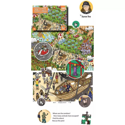 Puzzlide 1 - A Day in the Theme Park, with Animals, Zombies and Clowns (1000 Pieces) - Image 2