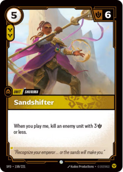 Sandshifter (FOIL) single card from Riftbound : League of Legends Card Game