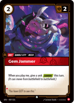 Gem Jammer (FOIL) single card from Riftbound : League of Legends Card Game