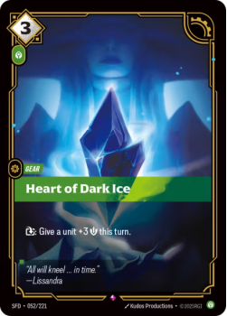 Heart of Dark Ice single card from Riftbound : League of Legends Card Game