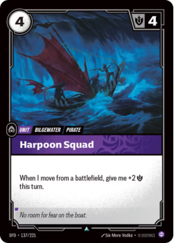 Harpoon Squad (FOIL) single card from Riftbound : League of Legends Card Game