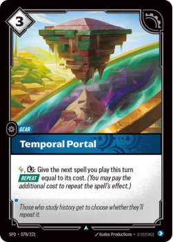 Temporal Portal (FOIL) single card from Riftbound : League of Legends Card Game