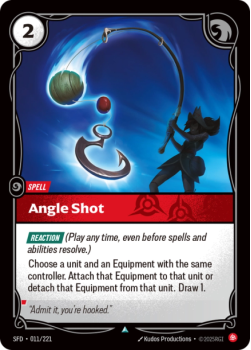 Angle Shot single card from Riftbound : League of Legends Card Game