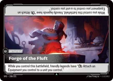 Forge of the Fluft (FOIL) single card from Riftbound : League of Legends Card Game