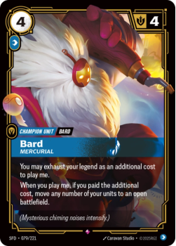 Bard, Mercurial single card from Riftbound : League of Legends Card Game